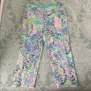 Lilly Pulitzer 7/8 leggings size XL EUC